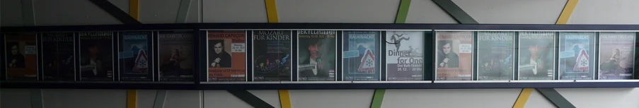 Außenwerbestelle Plakatvitrine Bahnhofsunterführung Rosenheim